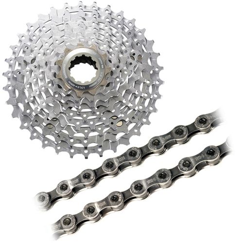 Shimano XT M770 9sp Cassette + Chain Bundle Chain Reaction Cycles