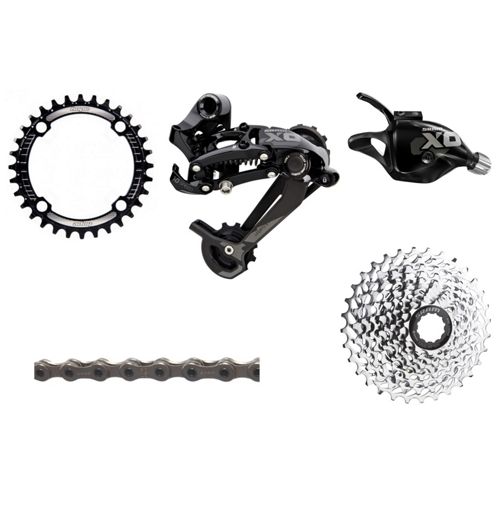 SRAM X0 Type 2 1x10 Speed Drivetrain Bundle Chain Reaction Cycles