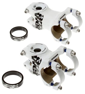 white mtb stem