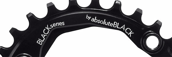 BLACK by absoluteBLACK Narrow Wide Oval Single Chainring