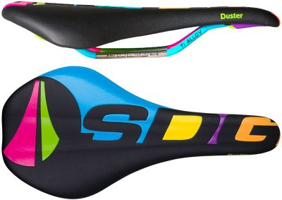 SDG Duster Mtn P Ti-Alloy Rail Saddle Sublimated Fox - Amped E-Motion