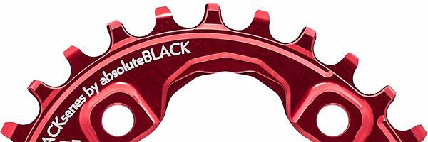 BLACK by absoluteBLACK ナローワイド楕円 XT M8000 チェーンリング