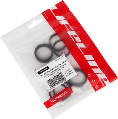 LifeLine Carbon Headset Spacer Kit, 6 Pack Review