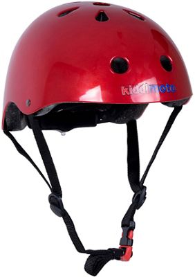 Kiddimoto Metallic Red Helmet 2018