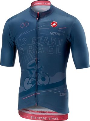 Castelli Giro Israel Full Zip Jersey SS18