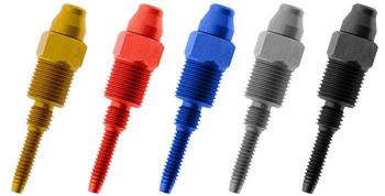 Goodridge Hose Connector M8 0.75 Male Swivel