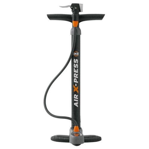 track pump with gauge