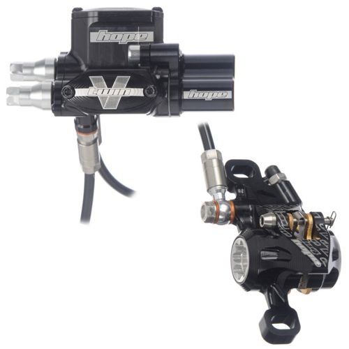 Hope VTwin Remote Brake System X2 Calipers Chain Reaction Cycles