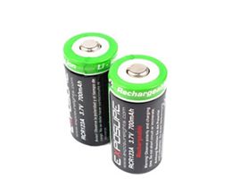 Exposure Rechargeable Batteries RCR123 2018