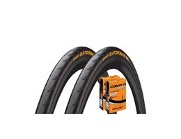 Continental Gatorskin 28c Road Tyres + 2 Tubes