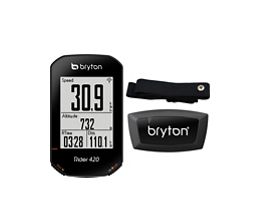 Bryton Rider 420H GPS Cycle Computer Bundle