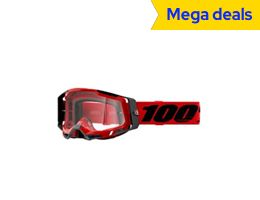 100 Racecraft 2 Goggles Clear Lens SS22