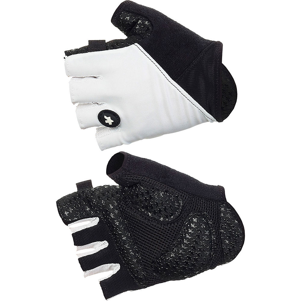 Gants Route/XC Assos summerGloves_s7 2017 - whitePanther