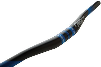 Cintre VTT relevé Race Face Next 0.75/1.9cm carbone - Noir - Bleu - 31.8mm, Noir - Bleu