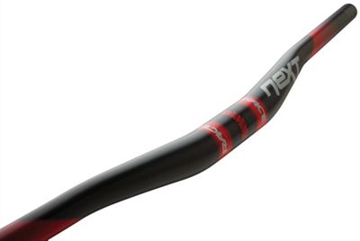 Race Face Next Carbon Riser Bar - 31.8mm - Black - Red