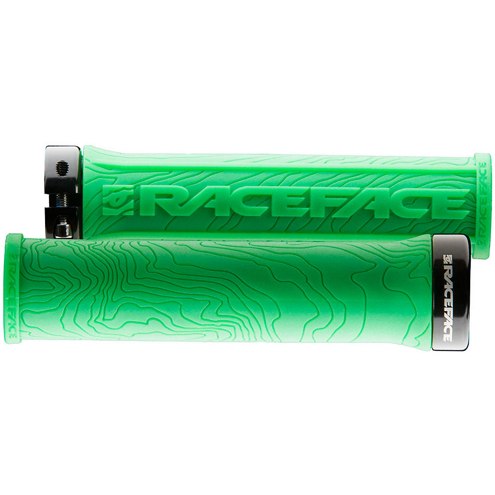 Poignées VTT Race Face Half Nelson Lock On - Vert