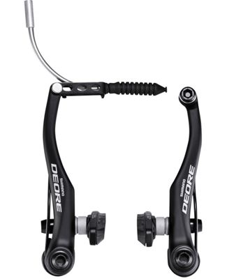 Shimano Deore T610 V-Brake - Black - Front}, Black