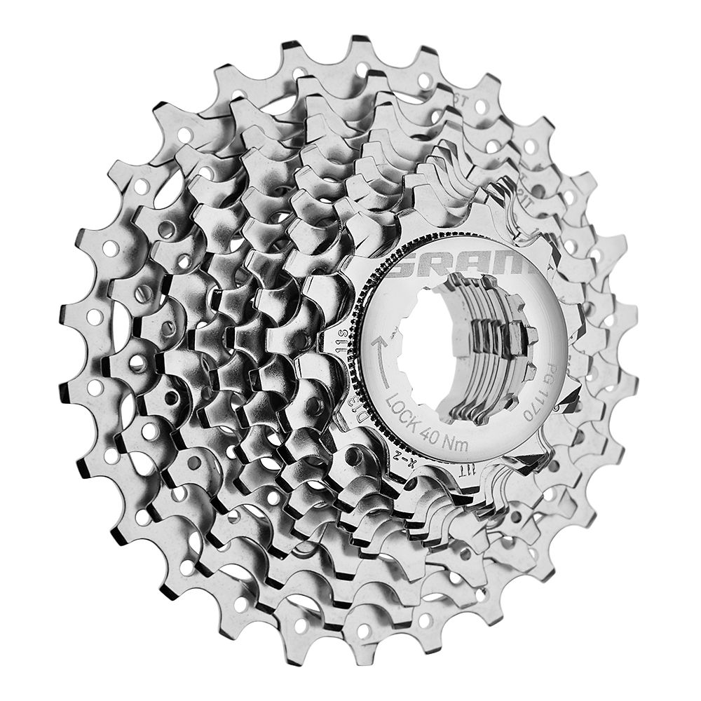 Cassette Route SRAM PG1170 11 vitesses - Argent - 11-28t, Argent