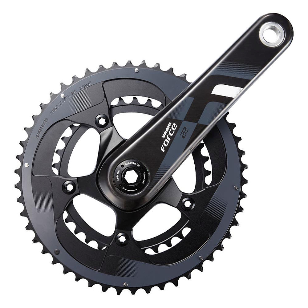 Pédalier Route SRAM Force 22 11 vitesses BB30 - Noir - 110mm, Noir