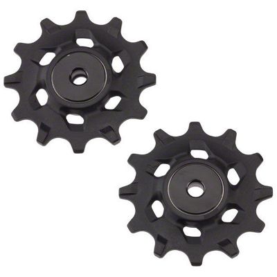 SRAM XX1-X01-X1 Ceramic Jockey Wheels - Black, Black