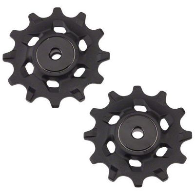 SRAM XX1-X01-X1 Ceramic Jockey Wheels - Black, Black