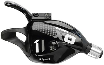 SRAM X01 11 Speed MTB Trigger Gear Shifter - Black - Right Hand Rear - With Clamp}, Black