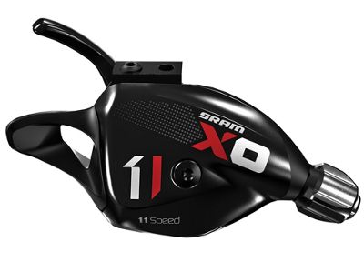 SRAM X01 11 Speed MTB Trigger Gear Shifter - Red - Right Hand Rear - With Clamp, Red