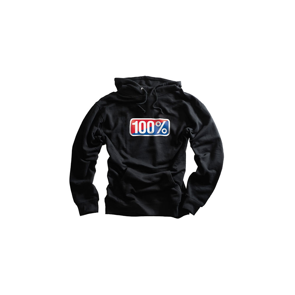 Sweat à capuche 100% Classic - Noir, Noir