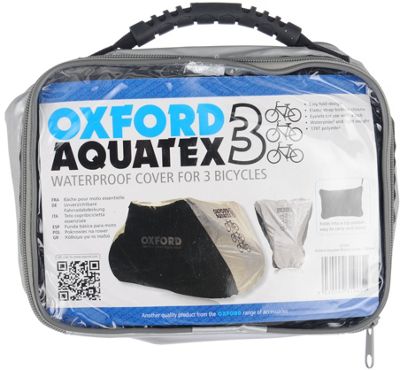 Housse de vélo Oxford Aquatex 3 - Noir - Argent - 200x105x110cm