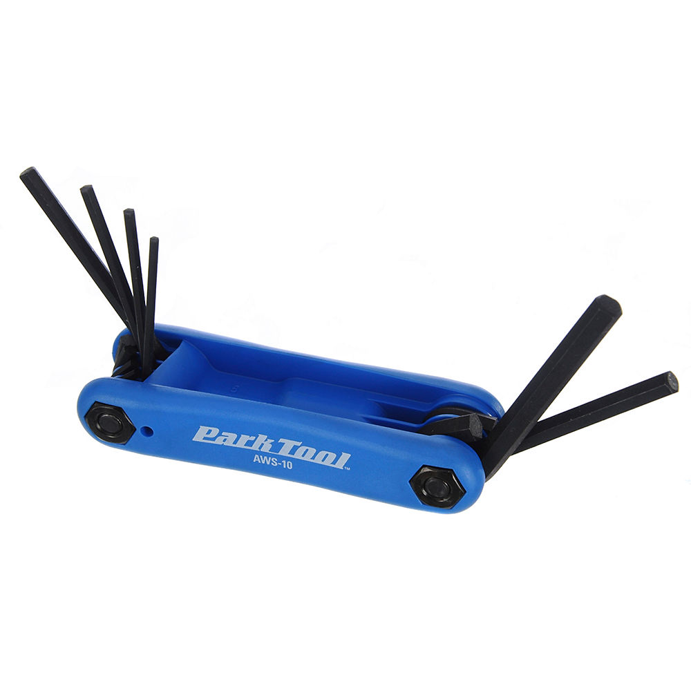Ensemble de clés Allen Park Tool pliant AWS10 - Bleu, Bleu