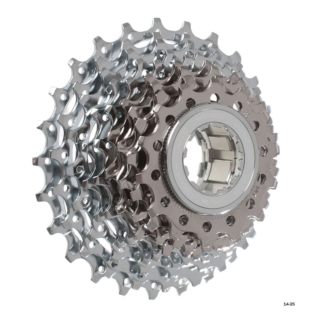 Cassette Route 9 vitesses Shimano Ultegra 6500 - Argent - 12-27t, Argent