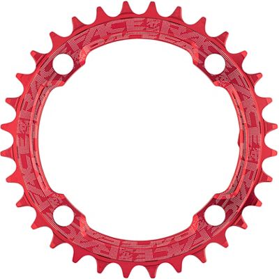 Plateau VTT simple Race Face Narrow Wide - Rouge - 4-Bolt, Rouge