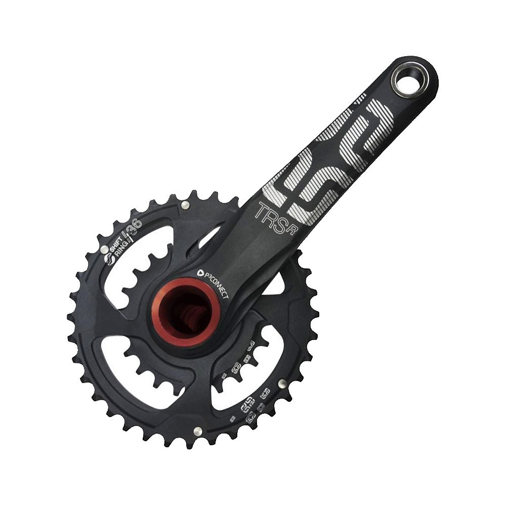 Pédalier Double E Thirteen TRS Race AM - Noir - 36.22t, Noir