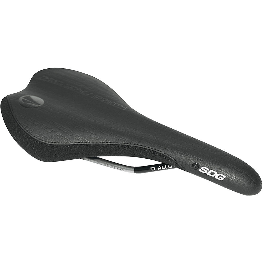 Selle SDG Circuit Mountain Ti-Aluminium - Noir - Gris - 135mm Wide, Noir - Gris