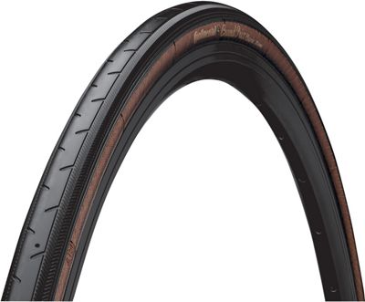 Continental Grand Prix Classic Road Bike Tyre - Black - Brown - Folding Bead, Black - Brown