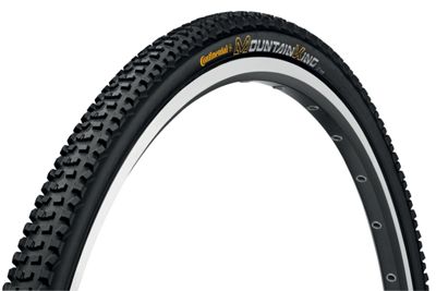 Continental Mountain King Cyclocross Tyre - Black - Folding Bead, Black