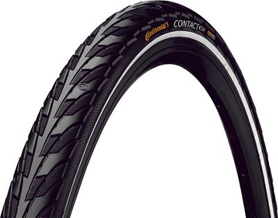Continental Contact Road Tyre - Black-Reflective - 700c}, Black-Reflective