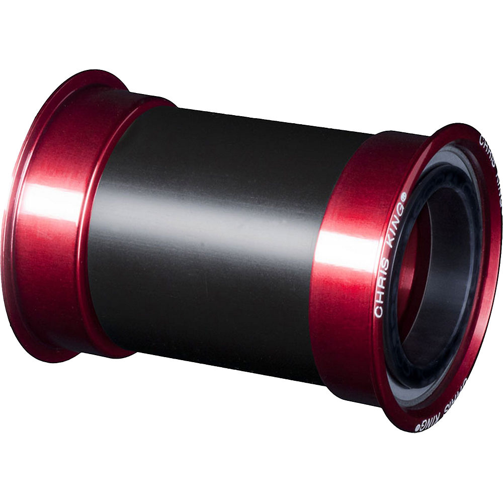 Boîtier de pédalier VTT/Route Chris King Press Fit 30 - Rouge - 68/73mm