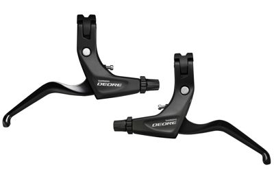 Shimano Deore T611 V-Brake Levers - Black - Pair, Black