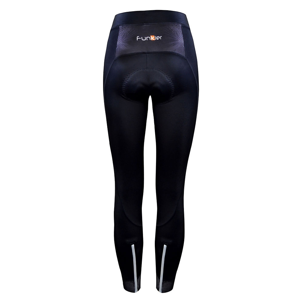 Collant cyclisme d'été Long Funkier Femme - Noir, Noir