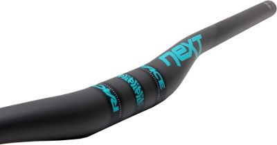 Race Face Next Carbon Riser Bar (35mm) - Black - Turquoise - 35.0mm, Black - Turquoise