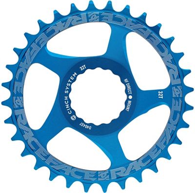 Pédalier VTT Race Face Next SL à montage direct - Bleu - 32t, Bleu