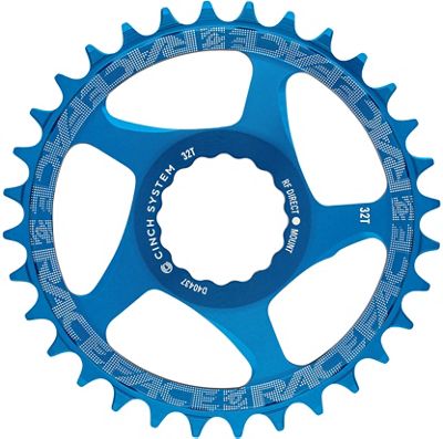 Race Face Direct Mount Cinch Narrow Wide Chainring - Blue - 28t}, Blue