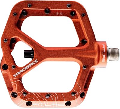 Race Face Atlas Flat Mountain Bike Pedals - Orange, Orange