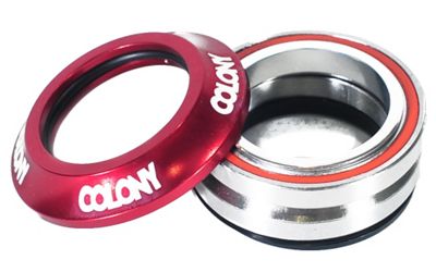 Jeu de direction BMX intégré Colony - Rouge