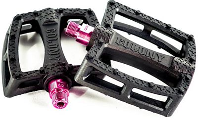 Pedali Fantastic Plastic - Colony - nero - rosa - 9/16, nero - rosa