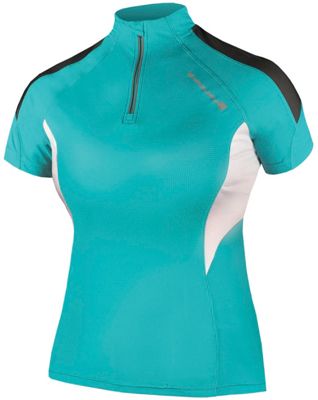 Polo zippé Endura Hummvee Lite Femme - Teal