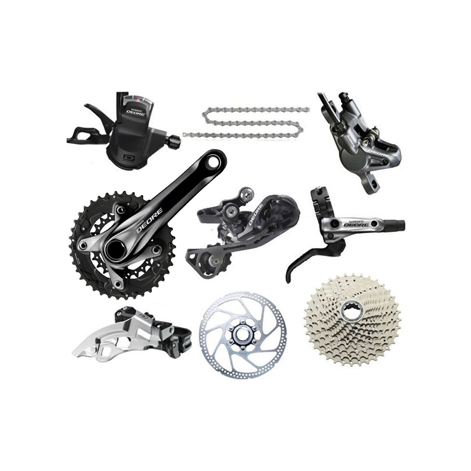 Shimano Deore M615 10 Speed Double Groupset