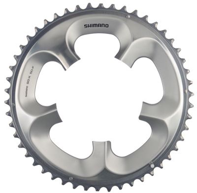 Shimano Ultegra FC6750 10 Spd Compact Chainrings - Silver - 50t}, Silver