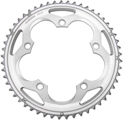 Shimano 105 FC5700 10 Speed Double Chainrings - Silver - 53t}, Silver